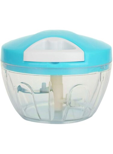 Manual Fruit Vegetable Chopper Food Cutter Grinder Mincer Multifunction Crusher-Blue