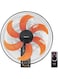 Impex WF 7503 60W 100% Copper Motor High Speed Wall fan with 5 leaf blades motor overheat protection wide oscillation 3 Speed Control, 2 years warranty