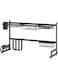 Dubai Gallery Over Sink Dish Drying Rack Black 85X32X52Cm