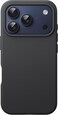 Liquid Silicone Case for iPhone 17 Pro 6.3-Inch, Silky Soft Touch Full-Body Protection, Anti-Scratch Shockproof Phone Cover with Microfiber Lining (Black)