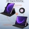 Muzz Rotating Case for Samsung Galaxy Tab S9 FE 5G 10.9 Inch/S9 11 Inch 2023, 360 Degree Stand Cover, Auto Sleep/Wake (Purple)