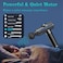 Massage Gun Deep Tissue Massager, Handheld Cordless Percussion Massager LED Touch Screen with 6 Different Massage Heads 20 Speeds for Legs Back Body Pain Relief, Soreness Relief