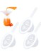 Pieces Ultra-Fine Nylon Mesh Strainer, Food Yogurt Mesh, Plastic Sieve Fine Mesh Colander with Handle for Filtering Juice Milk Soy Coffee Honey Wine Yogurt (100/200/400Mesh)