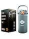 ZAFU Stainless Steel Water Bottle with Straw, 1l Large Capacity Thermos Bottle, Vacuum Flask Insulated, BPA BPS FREE, Leak Proof Water Bottle with Handle, For Hot and Cold Drinks (Blue)