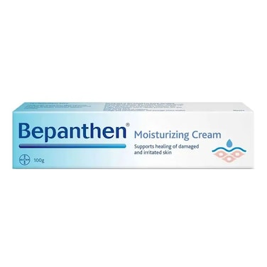 Bepanthen Moisturizing Cream For Dry, Damaged &amp; Irritated Skin 100g