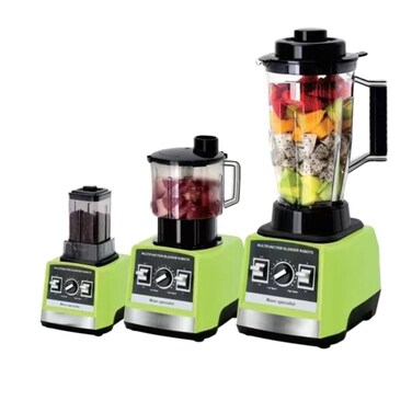 6-in-1 Countertop Blender &amp; Food Processor Combo, 9500W Commercial Mixer