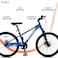 Vaux Titan 26&rdquo; Mountain Bike &ndash; Steel Frame, Front Suspension Fork with Lock, Double Wall Alloy Rims, Front &amp; Rear Disc Brakes, Threadless Headset, Quick Release Seat Post &ndash; MTB Bicycle