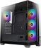 GamerTek Stellar MID Tower ATX Gaming Case &ndash; Black, ARGB Fans, High-Performance Build