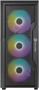 GamerTek Zenith MID Tower ATX Gaming Case &ndash; Black, ARGB Fans, Superior Cooling &amp; Design