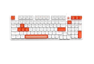 GamerTek Arcade Keys Wireless Mechanical Gaming Keyboard White