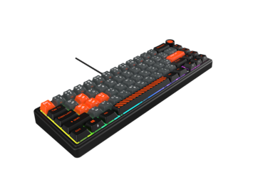 لوحة مفاتيح GamerTek Fusion 65% اللاسلكية الميكانيكية - أسود