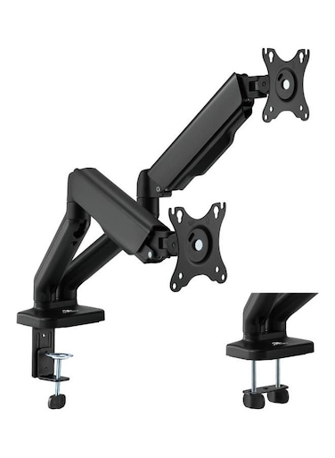 GamerTek Pivot Core Dual Monitor Arm - Black