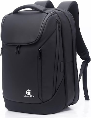 GamerTek Esports Bag &ndash; Black, Water Resistant, Gaming Backpack for PS5 &amp; 17" Laptop