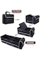 Collapsible Car Boot Organiser, Black, 31.4x13.8x10.2cm, Multi-Compartment, Extended Size