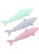 Rayyan Cat Toothbrush Toy, Cat Toothbrush Fish Chew Toys with Catnip Interactive Cat with Silicone Toy Cat Teeth Cleaning Brush Molar Stick for Cat Gift (3 PCS) Tease Cat Tool