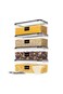 Airtight Food Storage Containers with Lids 4pcs Set 108.2oz, Plastic Spaghetti Container for Pasta Spaghetti organizer, BPA Free Air Tight House Kitchen Pantry Organization and Storage