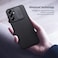 Samsung Galaxy A16 Case Camsheild Pro Case With Slide Camera Lens Protection PC Back &amp; TPU Frame Bumper Protection Anti Fingerprint Soft Delicate Touch Compatible for Samsung Galaxy A16 5G Black