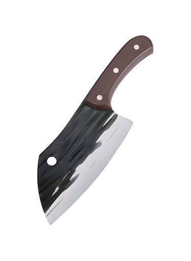 Small Vegetable Cleaver Knife 6 Inches, Ultra Sharp Lightweight Meat Cleaver for Women, Full-tang Chopping Knife 30Cr13 Steel Blade Thickness 2 mm, Fish shape series (CH002)