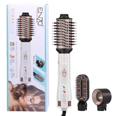PrecisionWare Enzo EN-740 Blow Dryer, Curler, And Straightener, 1200W, Adjustable Heat &amp; Speed Settings, Ceramic Coated Barrel-Intl Version