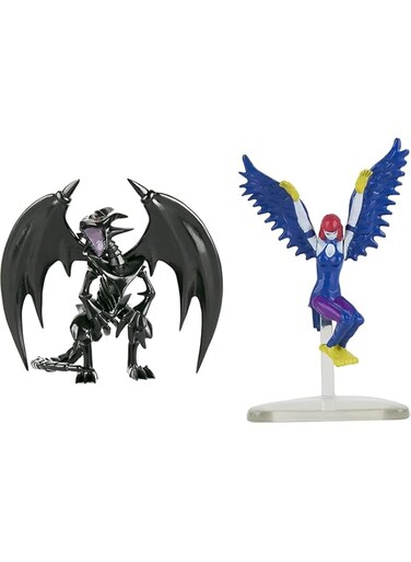 Super Impulse YuGiOh! Actionfigur Doppelpack Red Eyes Black Dragon vs Harpy Lady