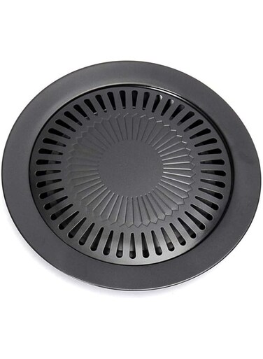 YXQQ BBQ Grill Pan, Smokeless Barbecue Plate, Korean Non-Stick Roasting Stove, Durable Iron Cookware, Cooking Delicious Roasted Food, for Party Camping Indoor Outdoor