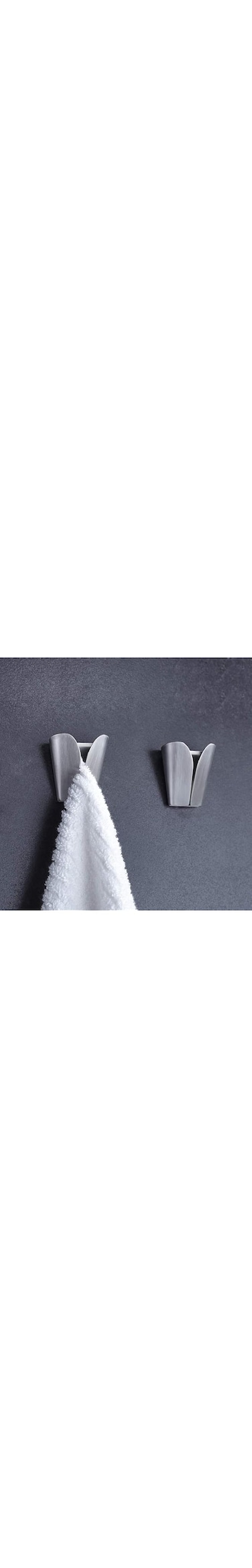 SYOSI Self Adhesive Kitchen Towel Holders 2 Pack No Drill Towel Hooks for Bathroom and Kitchen Hand Towel Rack Tea Towel Hangers Easy Install Space Saving Solution