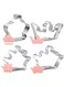 seven Stainless Steel Crown Cookie Cutters - Set of 4   Perfect for Baking King, Queen, Prince, Princess Pastries, Sandwiches, and Biscuits