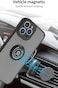 Case for IPhone 17 Air Case Cover Metal Ring Holder Grip Kickstand Car Magnetic Mount Shockproof Matte Hard Back Bumper Case for IPhone Air 5G 2025Black
