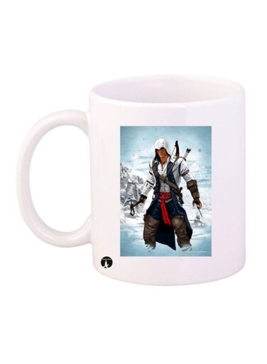 Assassin's Creed Character Printed Mug White/Blue/Black