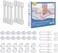 Sybil's Childproofing Safety Kit, 6 Adjustable Cabinet Locks, 4 Door Stoppers, 4 U Locks, 12 Corner Guards, 14 Socket Covers, Home Safeguarding, Ideal Gift For Newborns Proofing (Safety Kit 2)