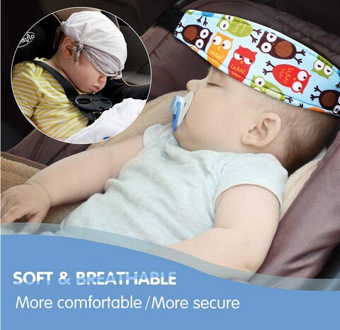 Sybil&rsquo;s 3-In-1 Baby Travel Safety Kit - Ear Muff, Head Protector, Car Seat Shoulder Pad - 0M+ Comfort &amp; Support