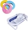 Sybil's Bath Safety Kit for Newborns - 4pc with Waterproof EVA Bath Cap &amp; Comfort Support Mat, 0M+