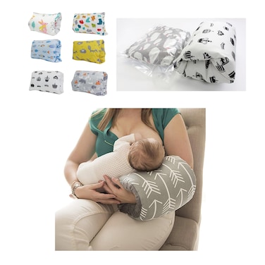 Sybil's Baby Nursing Pillow for Breastfeeding - Multicolor (Random Design)