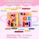 Sybil's Busy Books for Kids Montessori Preschool Activity Books for Toddlers and Kids 3-5 Years Children Educational Toys With Zipper Basic Skills Development Busy Board (Little Explorers Pink)
