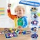 Sybil's Busy Books for Kids Montessori Preschool Activity Books for Toddlers and Kids 3-5 Years Children Educational Toys With Zipper Basic Skills Development Busy Board (Little Explorers Blue)