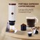 Takeawake Portable Espresso Coffee Machine, Self-Heating, 20 Bars Pressure, 2 in 1 Compatible with Ground Coffee and NS Capsules, Premium Battery Capacity (Brown)