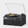 Echo Audio Frankie Bluetooth Record Player with External Speakers - Black