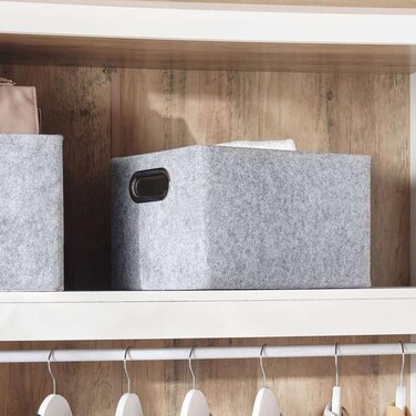 Home Hilux Storage Basket Grey 35x25x20cm