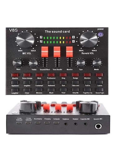 Audio Mixer with 16 Sound Effects for Podcast and Live Streaming