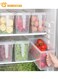 4 Pcs Food Storage Boxes With Lids, Freezer Safe, 5L Large Plastic Kitchen Refrigerator Stackable Food Fruit Storage Containers With Handle