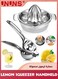 Lemon Squeezer Handheld,2PCS Stainless Steel Lemon Citrus Orange Juicer With Strainer And Bowl,Lime Fruit Hand Squeezer Kitchen Tool,Dishwasher Safe,Easy to Clean