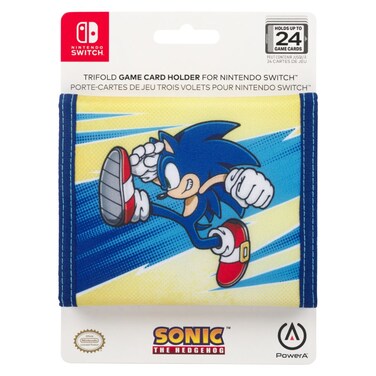 PowerA Trifold Game Card Wallet Sonic Switch Travel Case