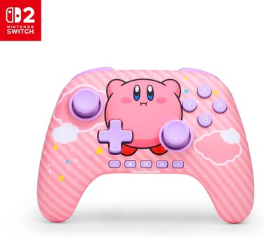 PowerA Advantage wireless controller -Kirby Puff