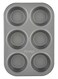 Muffin Pan 6-Cups Grey 29x18.2x3cm