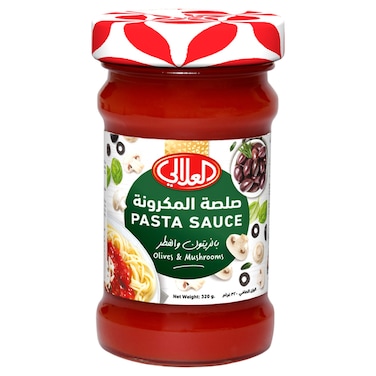 Al Alali Pasta Sauce with Olives and Mushrooms, 320g