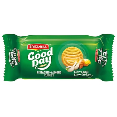 Britannia Good Day Pistachio Almond Cookies, 72g