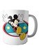 Print Printed Ceramic Coffee Mug White/Black/Yellow Standard