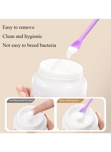 scooper (3pcs), suitable for all sizes of bottles, water milk cream jars, silicone spatula, mini silicone spoon, dispensing small spoon tool.