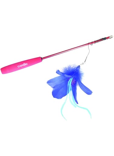 Camon Cat Toy &ndash; Telescopic Fishing Rod with Feather