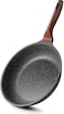 Nonstick Granite Frying Pan Skillet, 11 Inch/28cm Non Stick Omelette Frying Pans , Omelet Egg Pan, Stone Cookware Chef's Pan,Bakelite Handle Compatible With Hot Plate, Halogen, Ceramic And Gas Stovetops Induction Compatible, PFOA Free&iuml;&frac14;&OElig;Dishwasher Safe (Gray, 11 Inch/28cm)